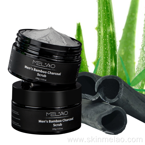 Exfoliating Moisturizing Men's Bamboo Charcoal Scrub